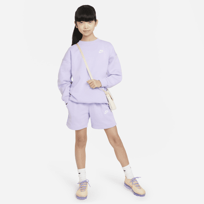 Nike Sportswear Club Fleece Older Kids' (Girls') 13cm (approx.) French Terry Shorts