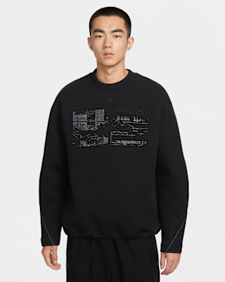 NIKE公式】ナイキ テック メンズ フリース クルー リフレクティブ 