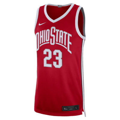 Ανδρική φανέλα κολεγιακού μπάσκετ Nike Dri-FIT Ohio State Limited