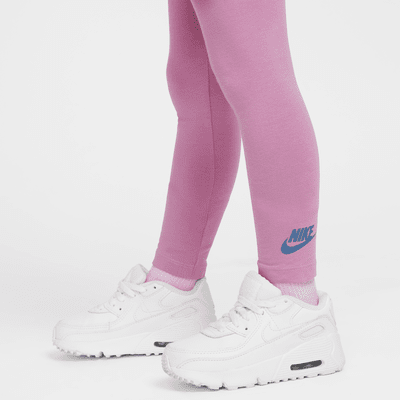 Nike Solarized-sæt med crewtrøje og leggings til småbørn