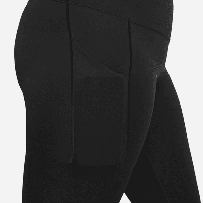 Leggings a 7/8 de cintura subida e suporte médio com bolsos Nike Universa para mulher