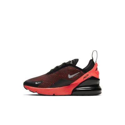 red and black nikes kids