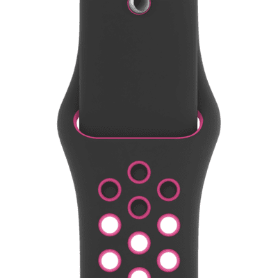 Nike Sport Band 44 mm Nero/Pink Blast - Regular. Nike IT