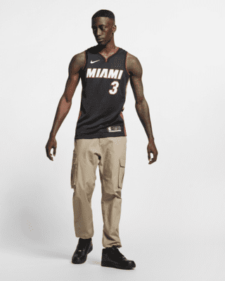 Dwyane Wade Heat Icon Edition Men's Nike NBA Swingman Jersey.