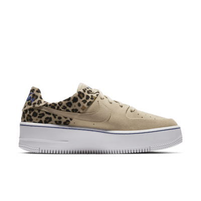 Scarpa Nike Air Force 1 Sage Low Premium Animal - Donna