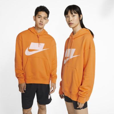 orange mens nike hoodie