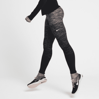 Nike Pro Hyperwarm Fleece Lined Training Pants Leggings Women's XS Foot  Straps