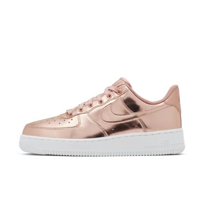 nike air force ones rose gold