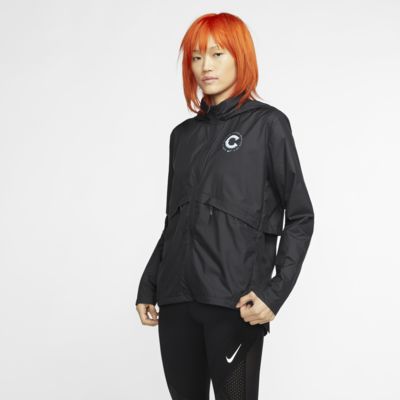 nike women's essential full zip running vest