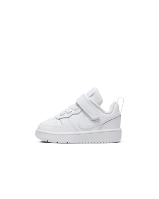 nike court borough infant white