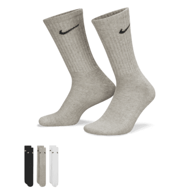Nike Cushioned Training Crew Socks (3 Pairs). Nike HR
