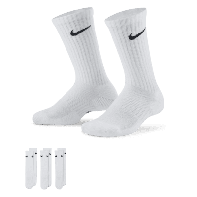 Nike Everyday Kids' Cushioned Crew Socks (3 Pairs)