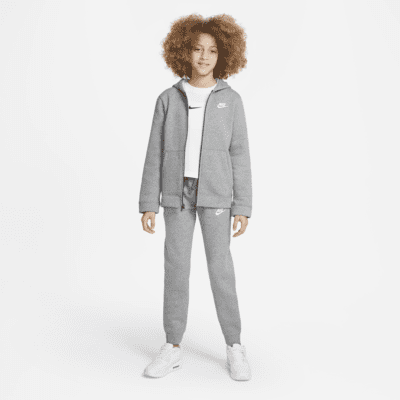 kids grey nike tracksuit