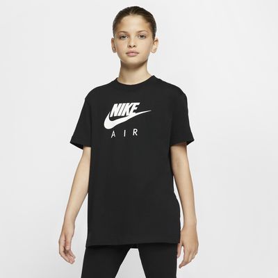 black nike cotton t shirt