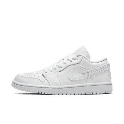 nike air jordan low sneakers in white