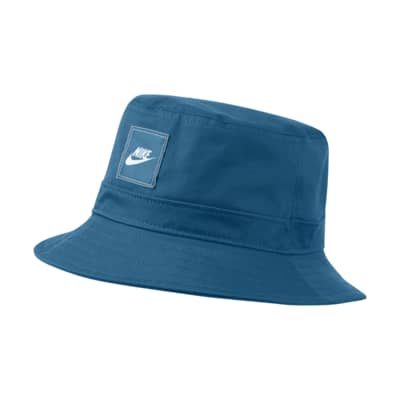 blue nike bucket hat
