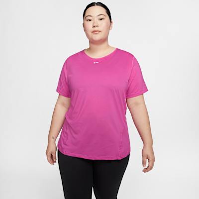 Nike Pro nettingoverdel til dame (store størrelser). Nike NO Dame Store størrelser Yoga Overdeler og T skjorter. Nike NO