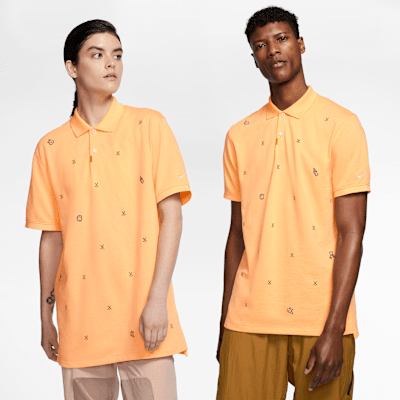 nike orange polo