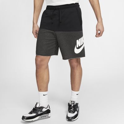 nike sportswear grey shorts