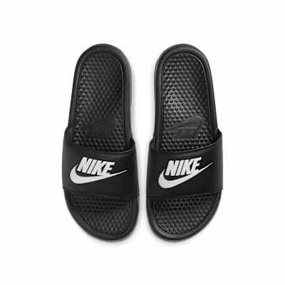 claquette nike noir et rose