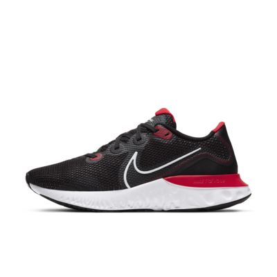 black and red nike running shoes