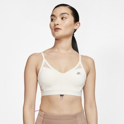 nike training icon clash indy toggle bra in pink