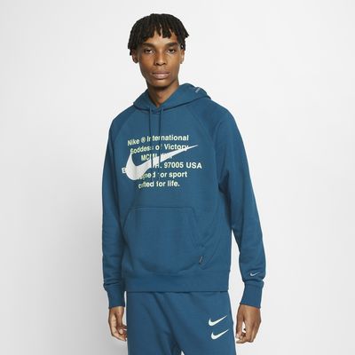 Nike Sportswear Swoosh Men S French Terry Pullover Hoodie Nike Gb