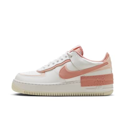 nike air force 1 pink and white