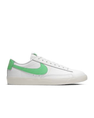 nike blazer low green yellow