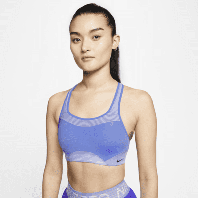 Nike Alpha Women's High-Support Padded Striped Sports Bra. Nike JP