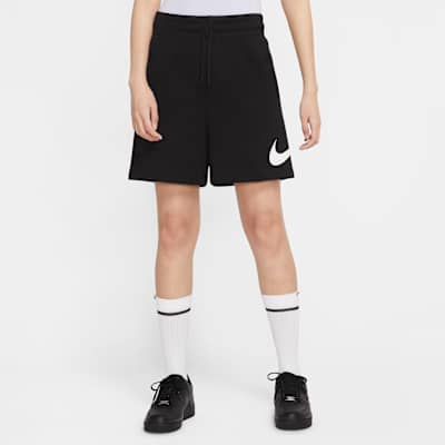 womens nike terry shorts