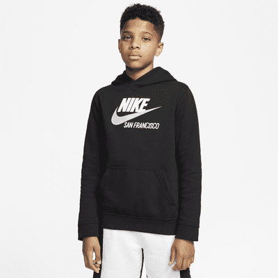 Nike Sportswear Club Fleece San Francisco Big Kids' Pullover Hoodie ...