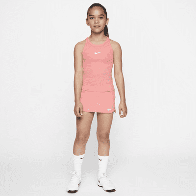 NikeCourt Dri-FIT Big Kids' (Girls') Tennis Tank. Nike.com