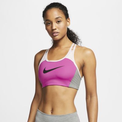 nike color block sports bra