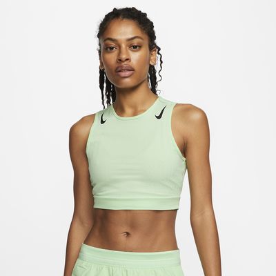 nike running crop top