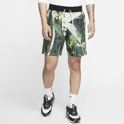 nike men's floral alumni shorts