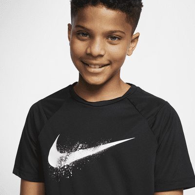 Nike Older Kids' (Boys') Short-Sleeve Graphic Training Top. Nike VN