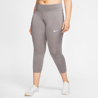 women's cropped running leggings