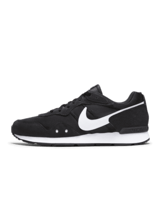 nike venture runner black suede