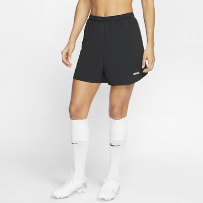 black nike soccer shorts