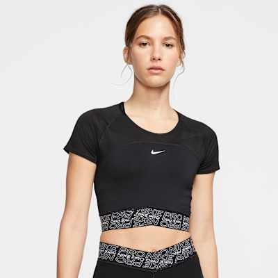nike crop top dri fit