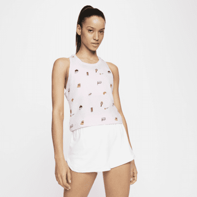 nike cropped tennis tank