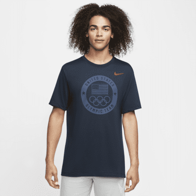 absorberende øverste hak affjedring Nike Dri-FIT Team USA Men's Training T-Shirt. Nike.com