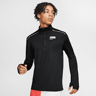 nike blue running top