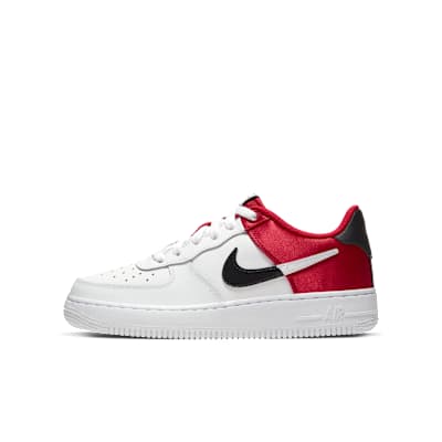 red and white af1 low