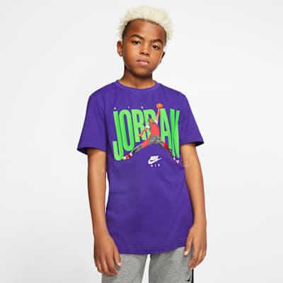 boys purple jordan shirt
