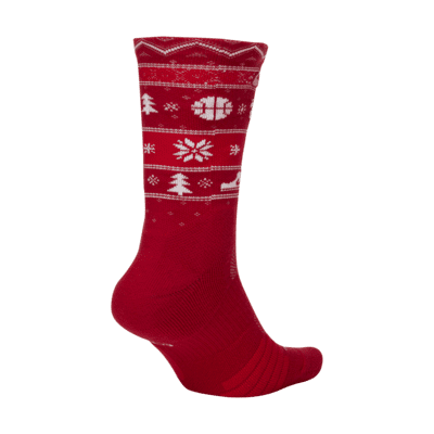 Nike Elite Christmas Crew Socks