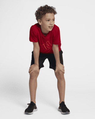 boy running shorts