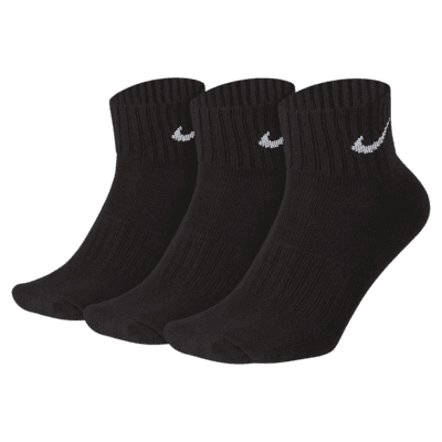 Nike Cushion Training Ankle Socks (3 Pairs). Nike CA
