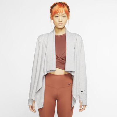nike yoga cardigan